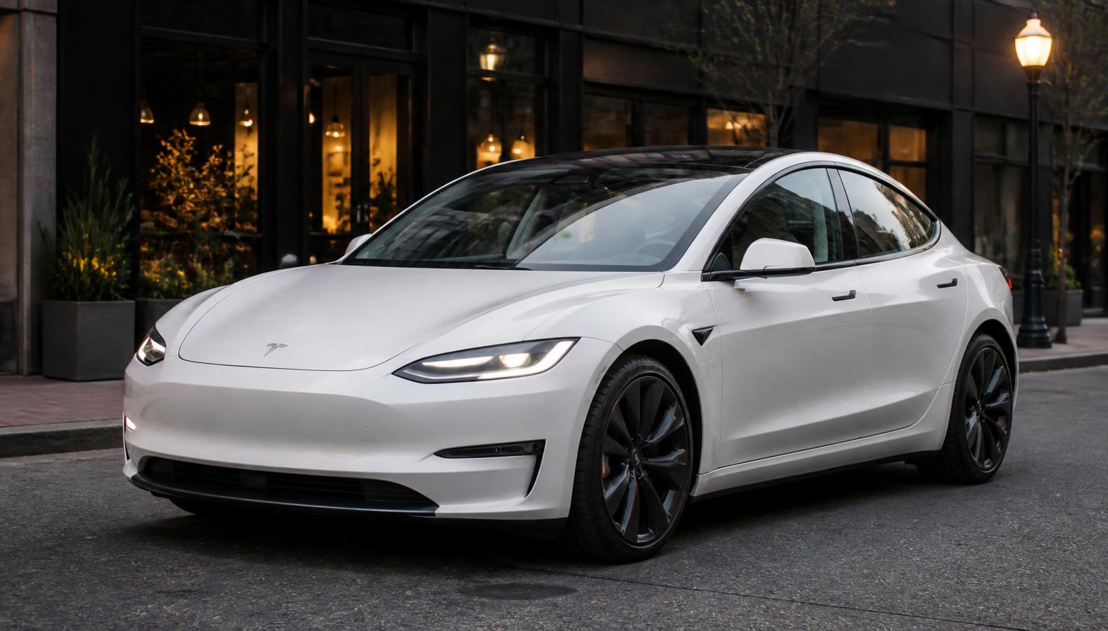 Tesla Model 3 2026 2026 review — front three-quarter view